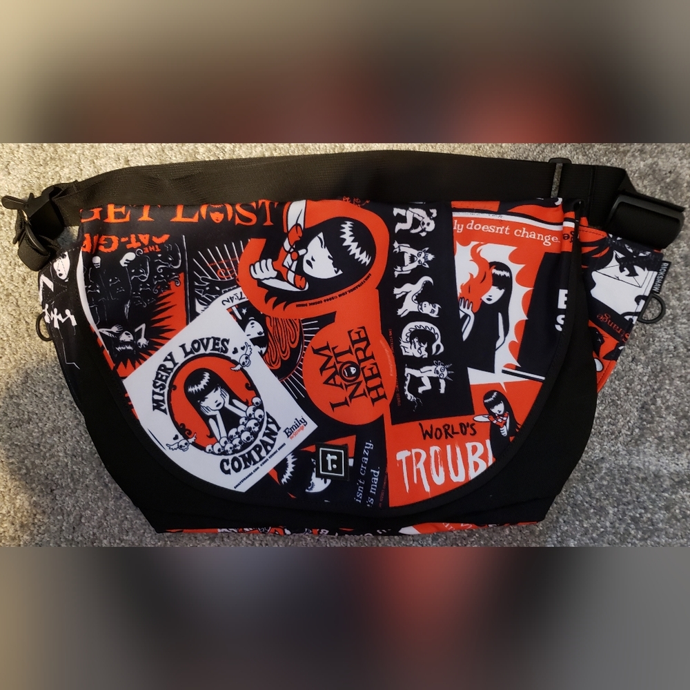 NWOT Emily the Strange Courier Bag